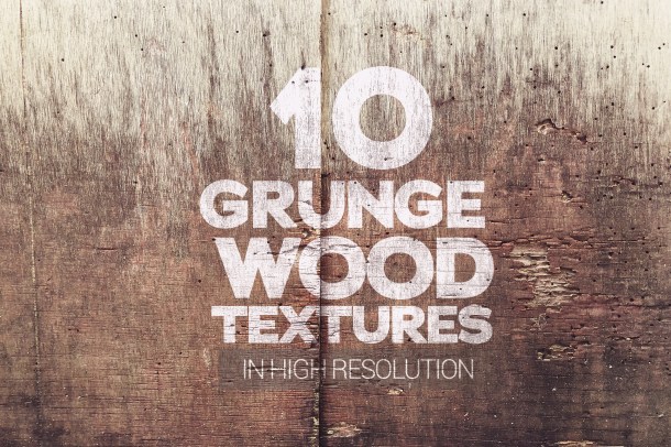 1 Grunge Wood Textures x10 (2340)